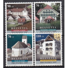 Suiza - Correo 1997 Yvert 1539/42 ** Mnh  Pro patria