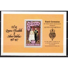 Barbuda Hojas Yvert 27 ** Mnh 25 Aniversario Coronación Isabel II