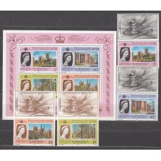 San Vicente - Grenadines Correo Yvert 142/45+H,1 ** Mnh 25 Aniversario Coronación de Isabel II