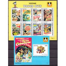 Guayana Britanica Correo Yvert 3243/3250+H,158 ** Mnh Walt Disney