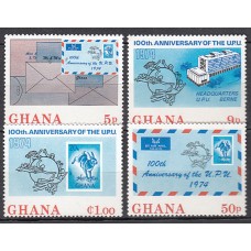Ghana - Correo 1974 Yvert 495/8 ** Mnh UPU