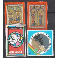 Ghana - Correo 1974 Yvert 524/527 ** Mnh Navidad
