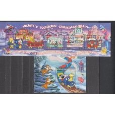 Grenada Grenadines Correo Yvert 2377/81+H,424 ** Mnh Walt Disney - Trenes - Navidad