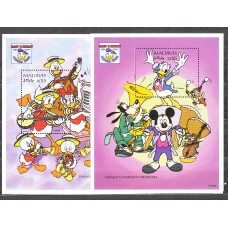 Maldives Hojas Yvert 319/20 ** Mnh Walt Disney