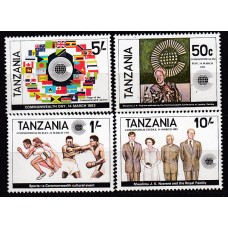Tanzania - Correo Yvert 223/6 ** Mnh  Deportes, banderas