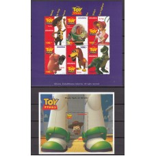 Uganda Correo Yvert 1493/98+H,260 ** Mnh Walt Disney - Toy Story