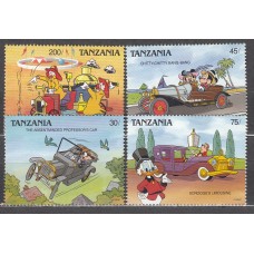 Tanzania Correo Yvert 520/23 ** Mnh Walt Disney