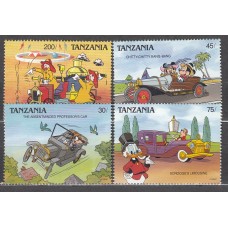 Tanzania Correo Yvert 520/23 ** Mnh Walt Disney
