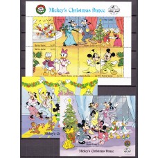 Sierra Leona Correo Yvert 922/29+H,85/86 ** Mnh Walt Disney - Navidad