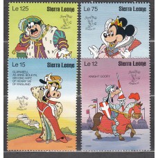 Sierra Leona Correo Yvert 1214/17 ** Mnh Walt Disney