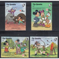 Gambia - Correo 1991 Yvert 1027/30 ** Mnh Walt Disney
