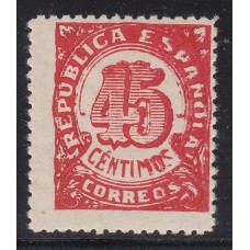 España Sueltos 1938 Edifil NE 30 Cifras * Mh