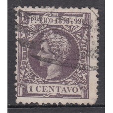 Puerto Rico Sueltos 1898 Edifil 135 Usado