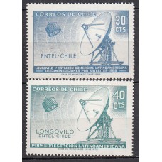 Chile - Correo 1969 Yvert 334/4A ** Mnh  Astro
