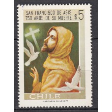 Chile - Correo 1977 Yvert 487 ** Mnh  San Francisco de Asis
