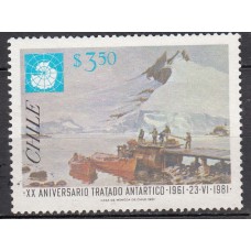 Chile - Correo 1981 Yvert 566 ** Mnh  Tratado Antartico