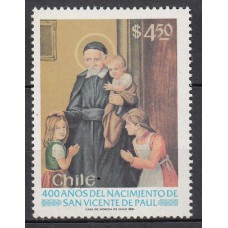 Chile - Correo 1981 Yvert 574 ** Mnh  San Vicente de Paul