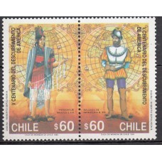 Chile - Correo 1990 Yvert 959/60 ** Mnh  Uniformes