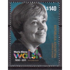 Argentina Correo 2021 Yvert 3263 ** Mnh Maria E. Walsh