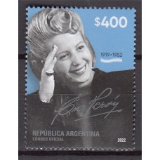 Argentina Correo 2022 Yvert 3287 ** Mnh Eva Perón