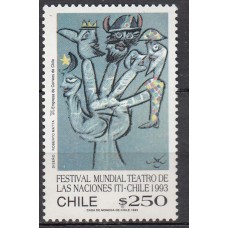 Chile - Correo 1993 Yvert 1150 ** Mnh  Festival de teatro