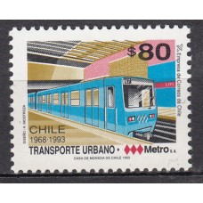 Chile - Correo 1993 Yvert 1181 ** Mnh  Tren