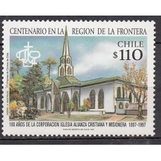 Chile - Correo 1996 Yvert 1410 ** Mnh  Iglesia