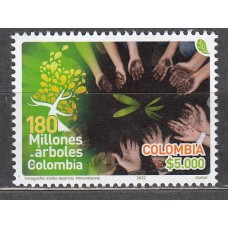 Colombia Correo 2022 Yvert 2507 ** Mnh Arboles