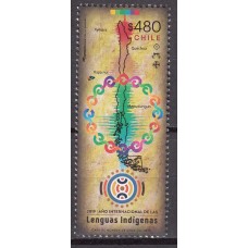 Chile Correo 2019 Yvert 2159 ** Mnh Lenguas Nativas