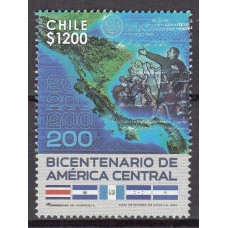 Chile Correo 2021 Yvert 2174 ** Mnh Bicentenario America Central