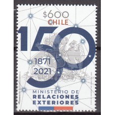 Chile Correo 2021 Yvert 2178 ** Mnh Ministerio Relaciones Exteriores