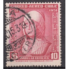 Chile Aereo Yvert 155 o Usado  Isabel la Católica