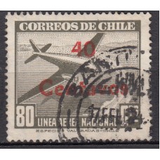 Chile Aereo Yvert 151 o Usado  Avión
