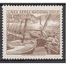 Chile Aereo Yvert 226 ** Mnh  Barcos