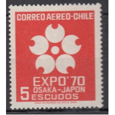 Chile Aereo Yvert 260 ** Mnh  Expo Osaka