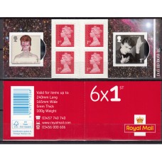 Gran Bretaña Correo 2017 Yvert 4412 Carnet ** Mnh Personaje - David Bowie - Música