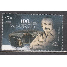 Mexico Correo 2021 Yvert 3243 ** Mnh Astor Piazzolla