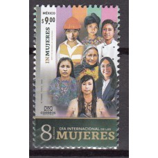 Mexico Correo 2022 Yvert 3335 ** Mnh Dia de la Mujer