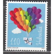 Suiza Correo 2022 Yvert 2733 ** Mnh Matrimonio para Todos