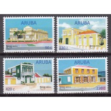 Aruba Correo Yvert 1091/94 ** Mnh Upaep 2020 - Arquitectura