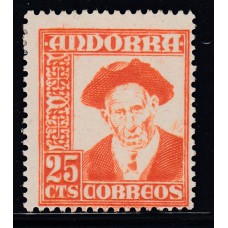 Andorra Española Sueltos 1948 Edifil 49 * Mh