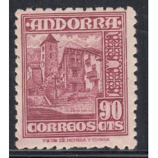 Andorra Española Sueltos 1948 Edifil 53 ** Mnh