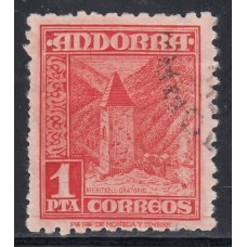 Andorra Española Sueltos 1948 Edifil 54 usado