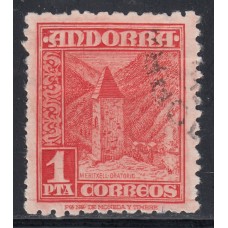 Andorra Española Sueltos 1948 Edifil 54 usado