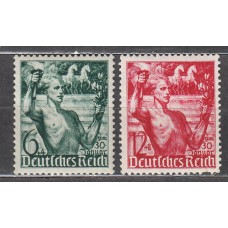 Alemania Imperio Correo 1938 Yvert 603/4 * Mh