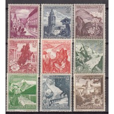 Alemania Imperio Correo 1938 Yvert 616/24 * Mh Manchas del Tiempo