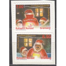 Groenlandia Correo 2010  Yvert 552/53 ** Mnh Navidad