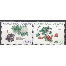 Groenlandia Correo 2011 Yvert 562/63 ** Mnh Flora