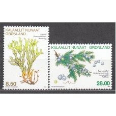 Groenlandia Correo 2013 Yvert 620/21 ** Mnh Flores