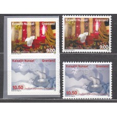 Groenlandia Correo 2013 Yvert 630/33 ** Mnh Navidad